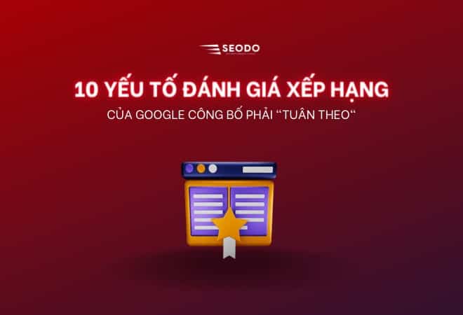 yếu tố xếp hạng của google