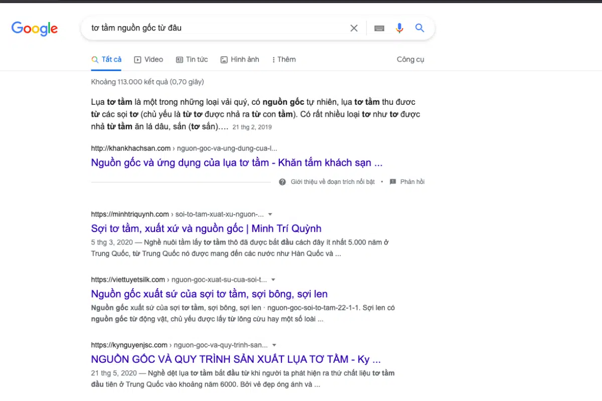 Thuật ngữ SEO LSI keywords