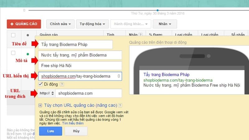 cách viết quảng cáo Google ads