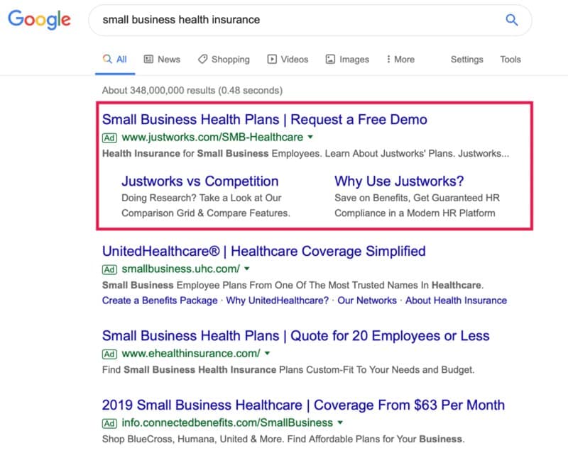 cách viết mẫu quảng cáo Google ads