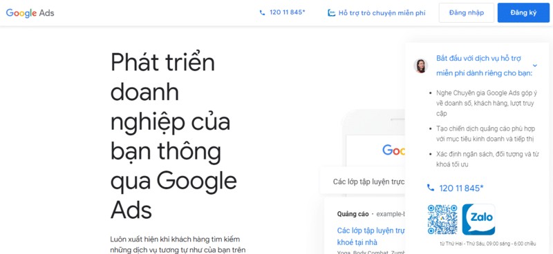 cài đặt theo dõi chuyển đổi Google adwords