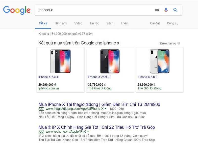 tối ưu quảng cáo google shopping