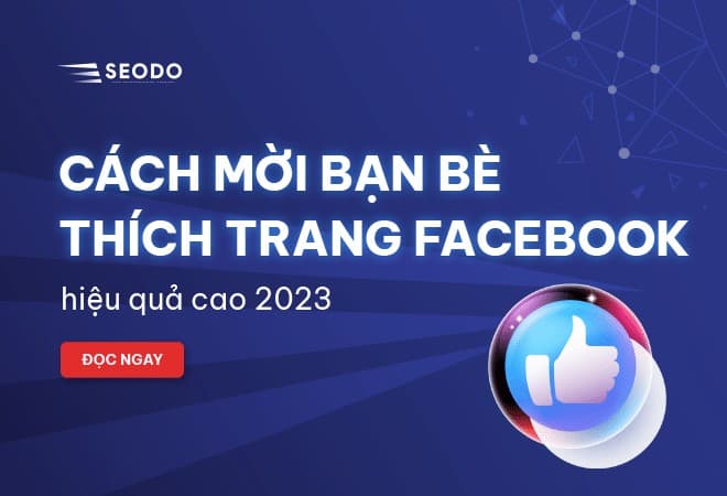 mời bạn bè thích trang