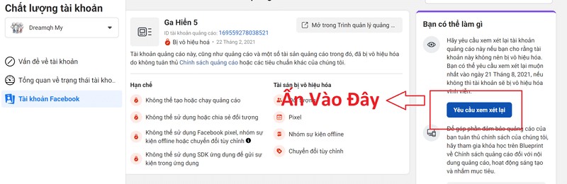 quy định quảng cáo facebook