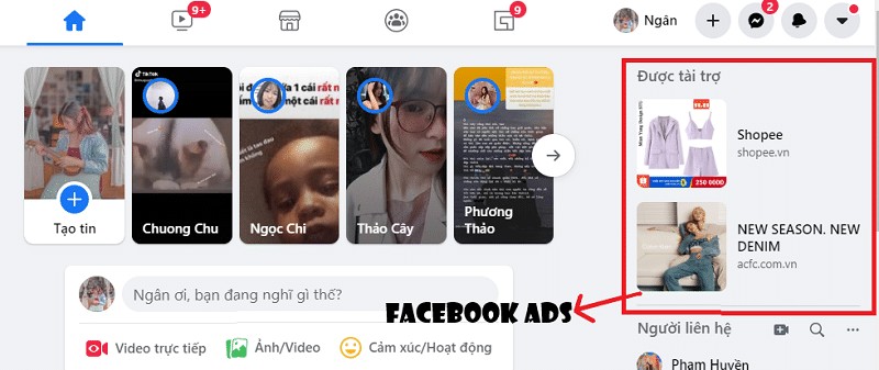 kích thước ảnh quảng cáo facebook