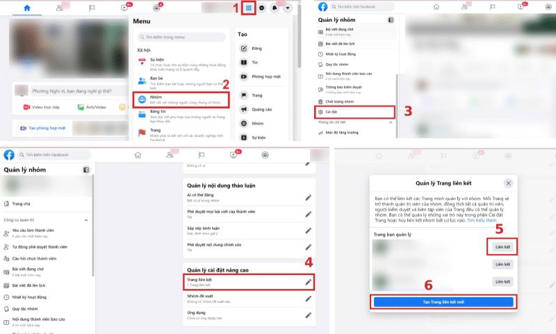 Liên kết nhóm với fanpage trên Facebook META 2023 CỰC DỄ
