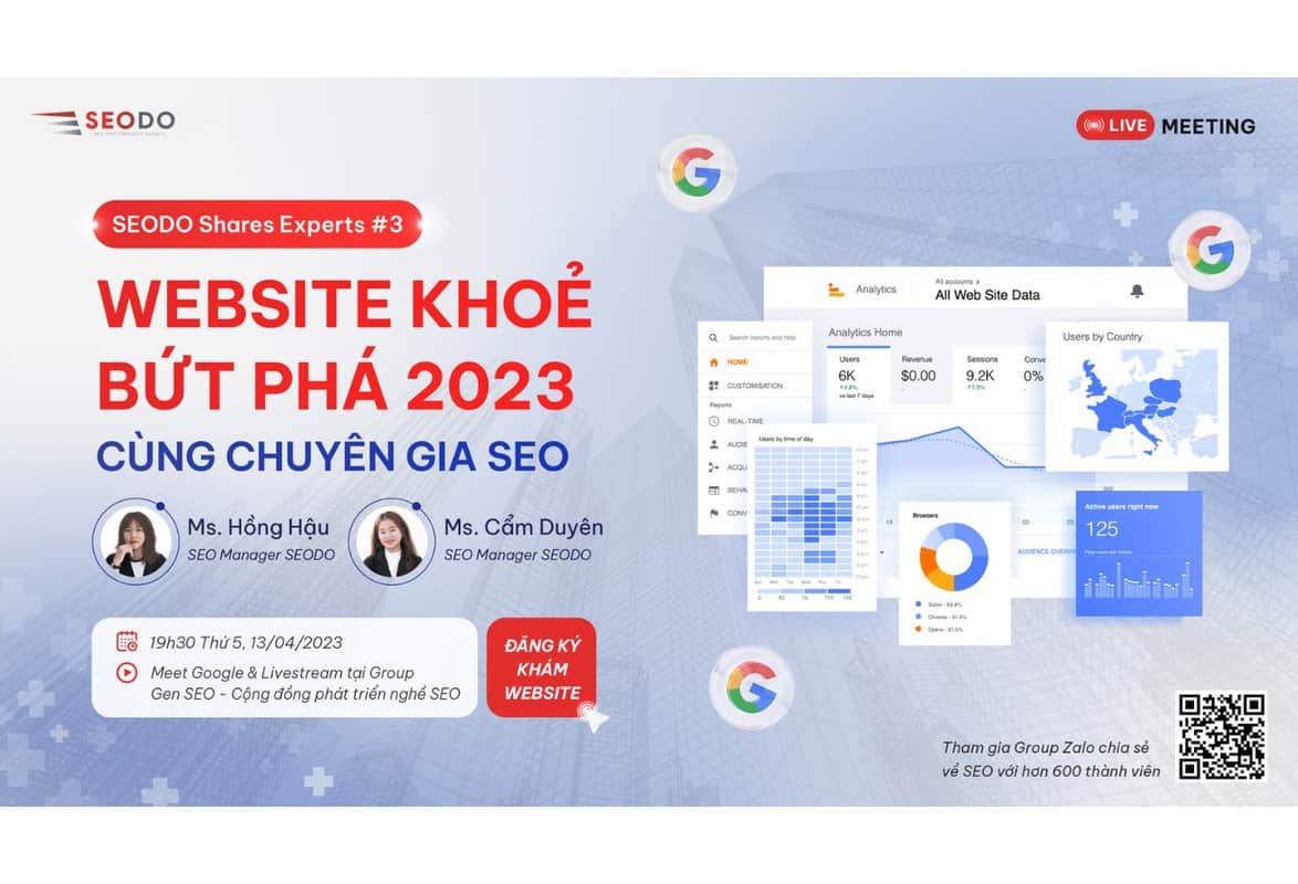 SEODO SHARES EXPERT 3 | WEBSITE KHỎE BỨT PHÁ 2023 VỚI 4 NGÀNH NGHỀ