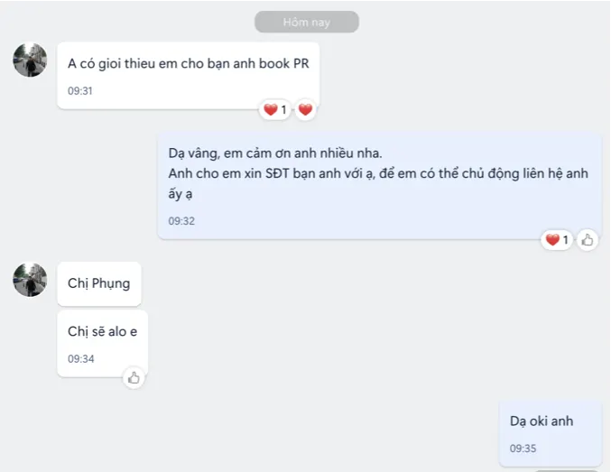 Phản hồi khách hàng