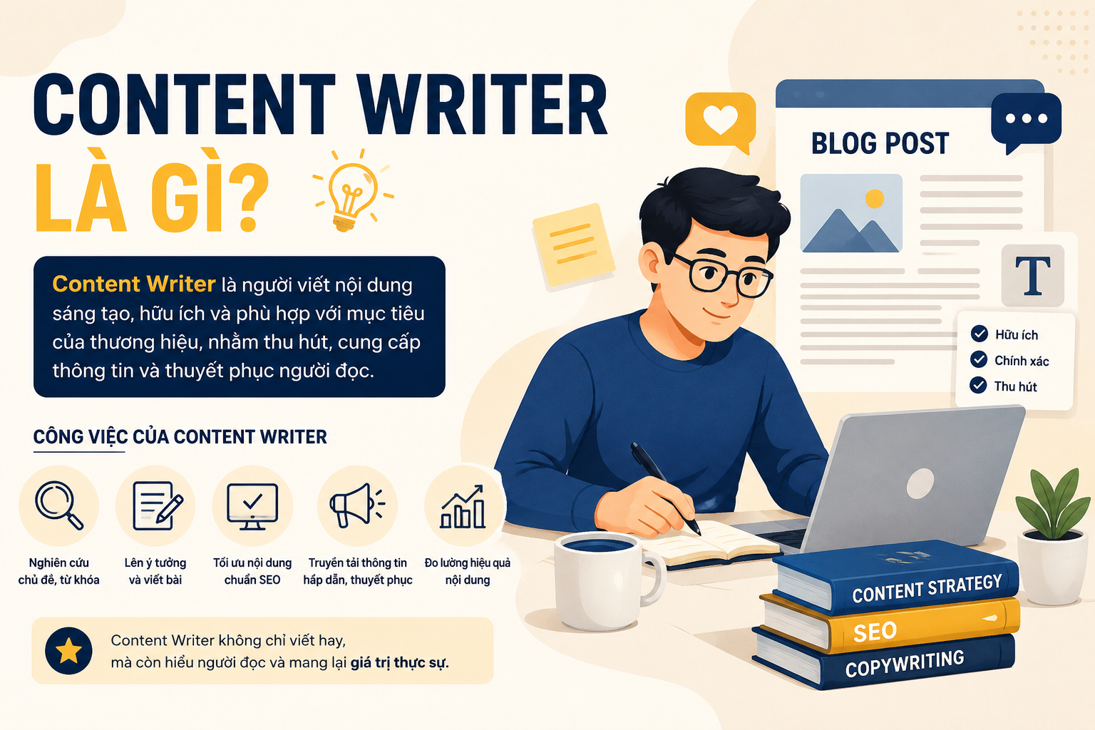 content write la gi