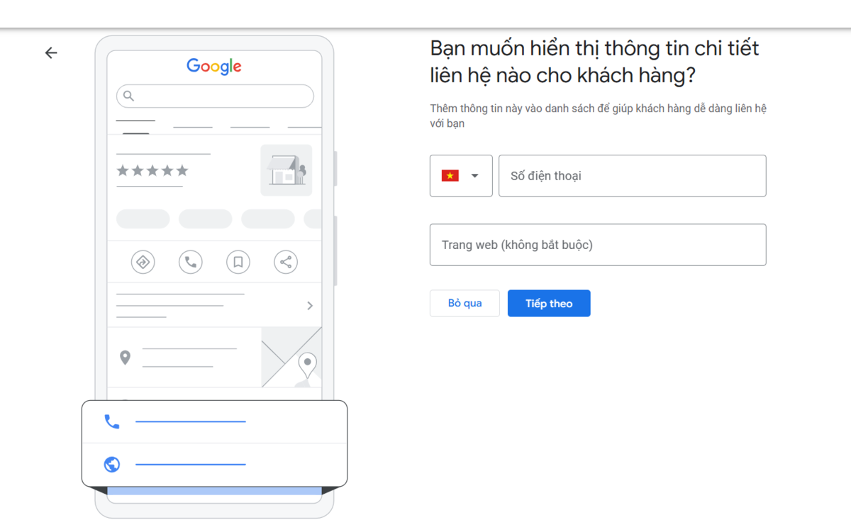xác minh doanh nghiệp trên google map