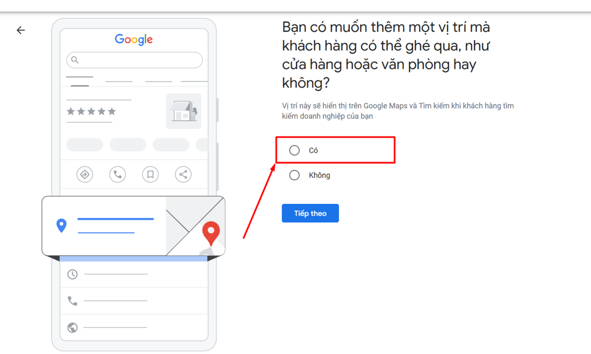 xác minh doanh nghiệp google map