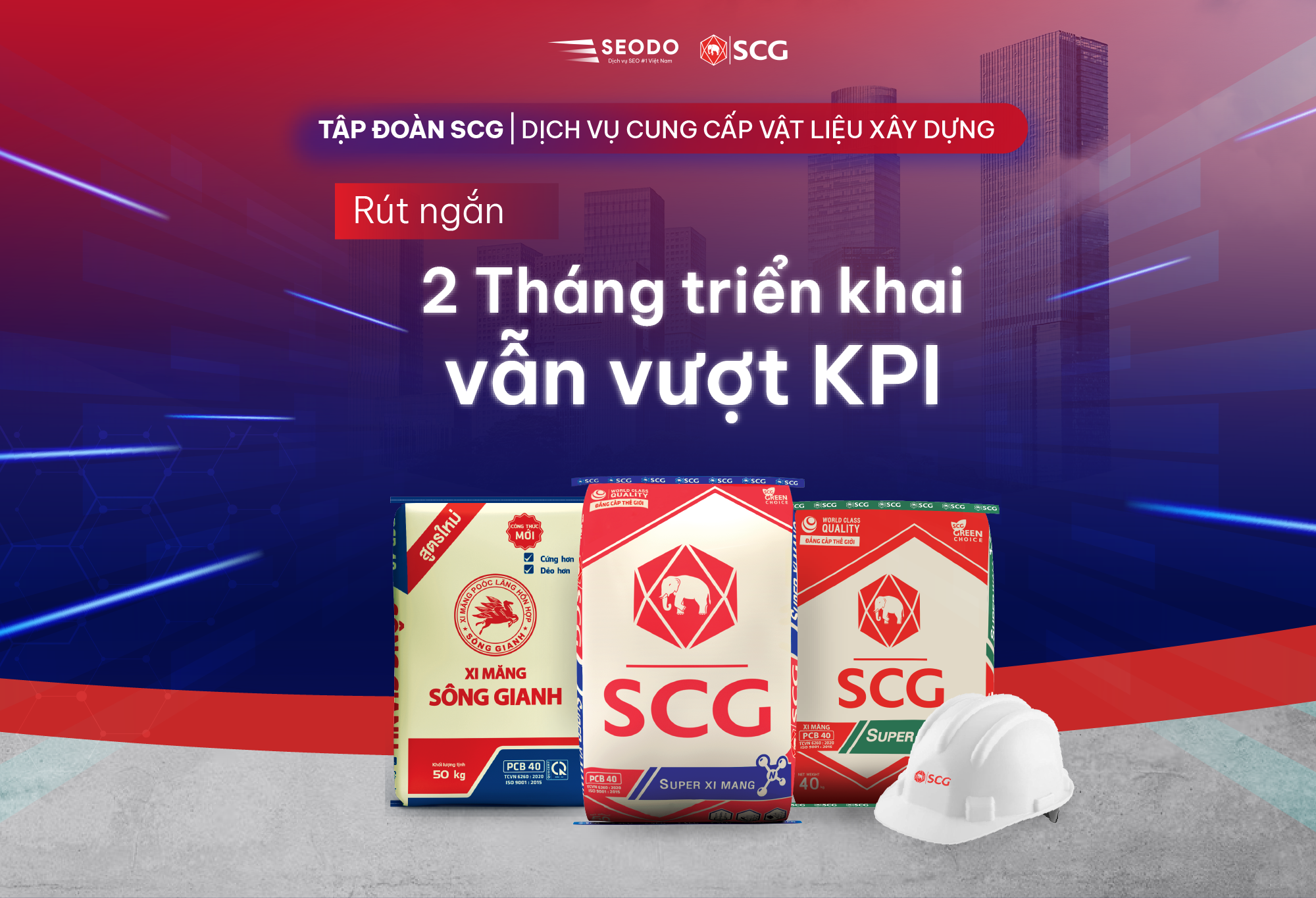SEO Case Study: Nghiệm thu dự án sớm 2 tháng cùng với SCG