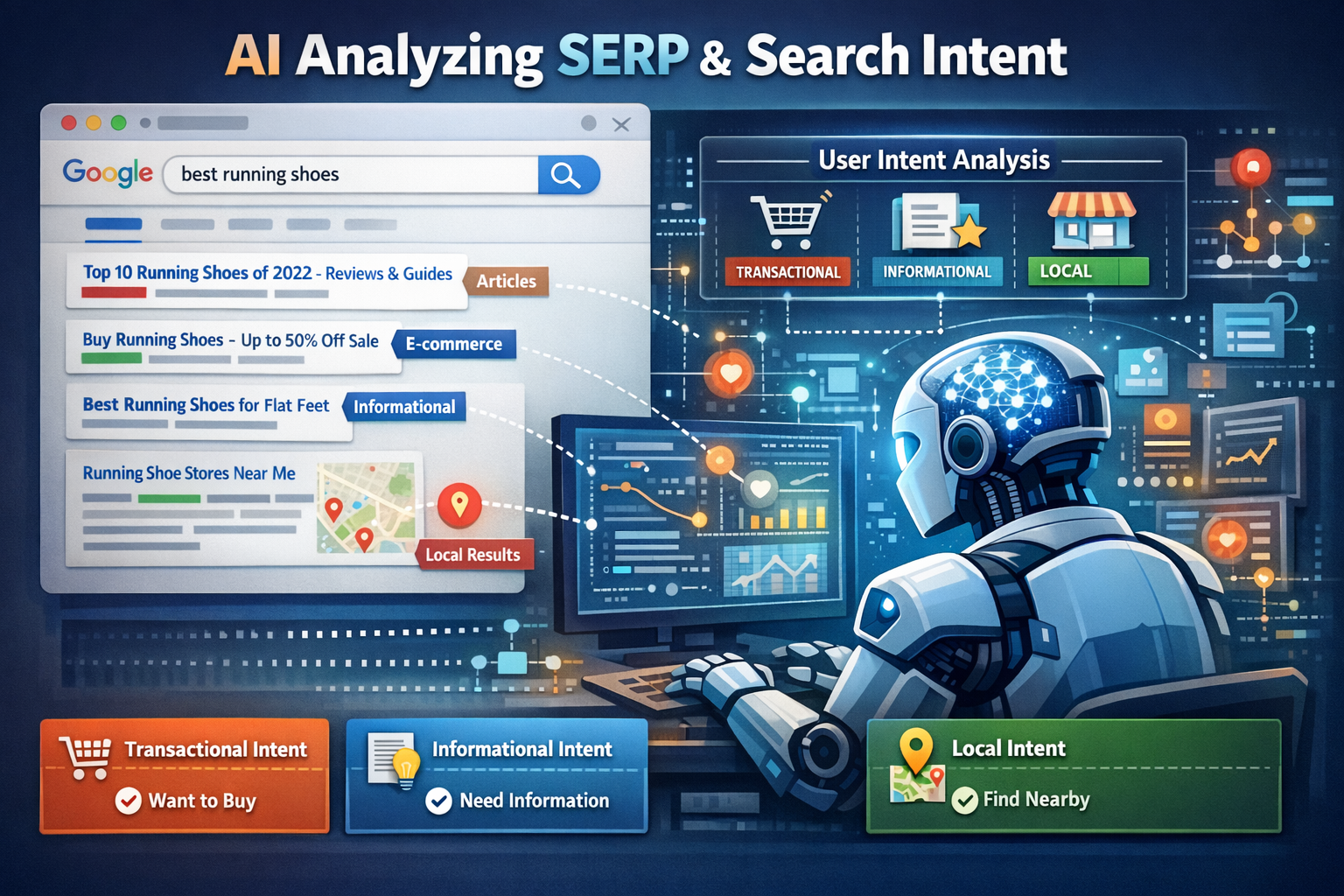 11 Cách Audit Content SEO ON TOP - Kế Hợp AI Hiệu Quả 4 Phân tích search intent & SERP bằng AI