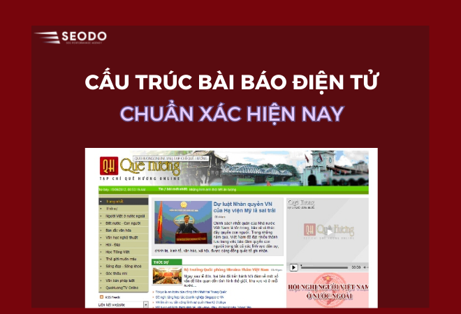 Cấu trúc 1 bài báo điện tử chuẩn xác hiện nay