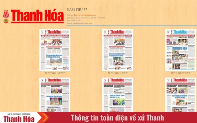 Báo Thanh Hoá: Trang thông tin chính thống và uy tín