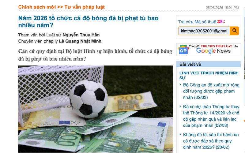 bảng giá thư viện pháp luật