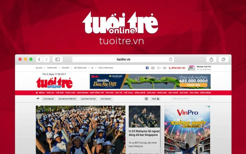 Báo điện tử có lượng truy cập nhiều nhất