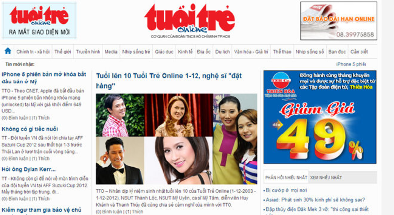 báo điện tử nào được đọc nhiều nhất báo điện tử nào được đọc nhiều nhất