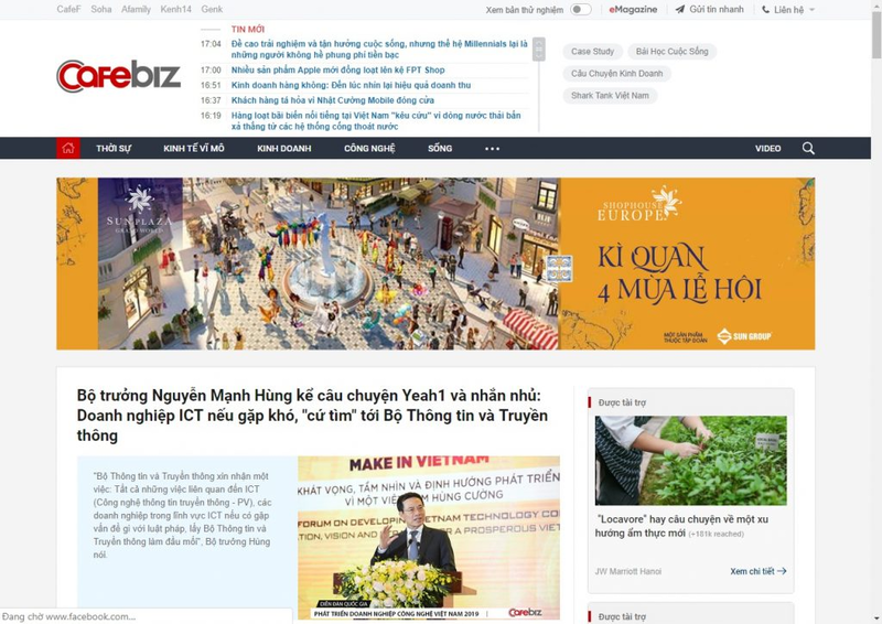 cafef và cafebiz khác nhau như thế nào