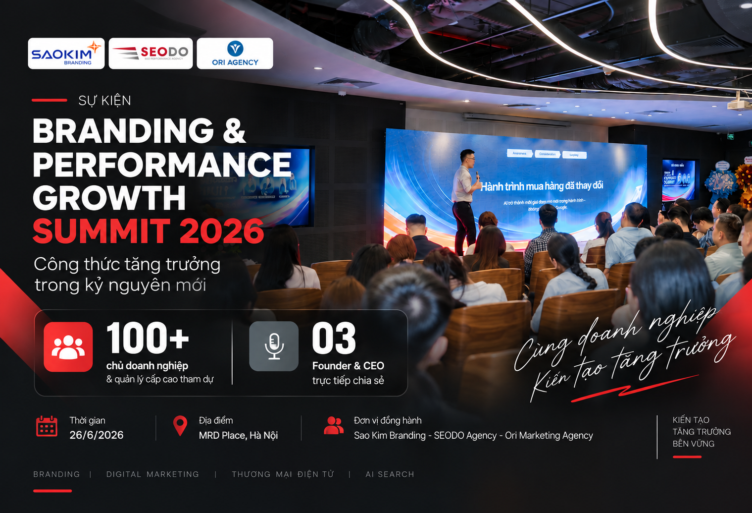 CEO SEODO mang góc nhìn về AI Search đến Branding & Performance Growth Summit 2026
