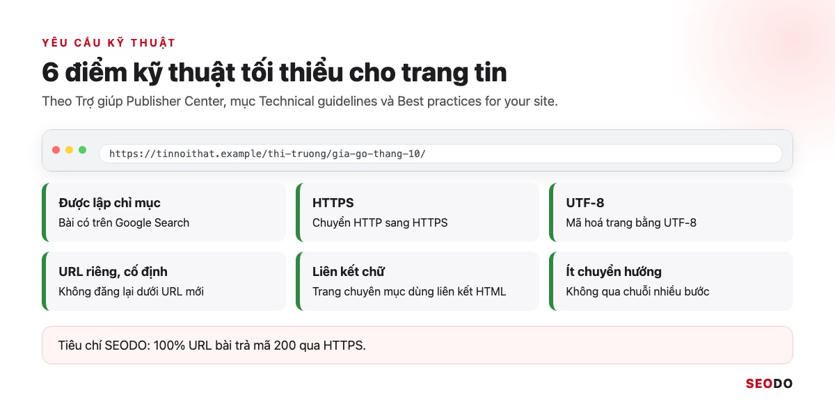 Checklist 6 yêu cầu kỹ thuật tối thiểu cho trang tin lên Google News