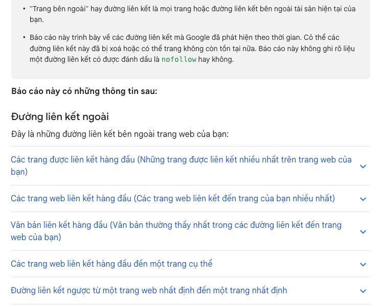 SEO Offpage Là Gì? 8 Kỹ Thuật Xây Dựng Uy Tín Website An Toàn (Cập Nhật 2026) 67 Tài liệu Search Console Help mô tả báo cáo Liên kết với các mục trang được liên kết nhiều nhất và trang web liên kết nhiều nhất
