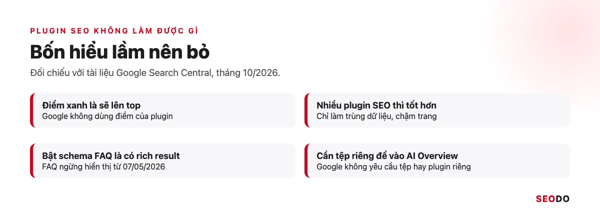 Bốn thẻ hiểu lầm phổ biến về plugin SEO WordPress kèm điều Google nói